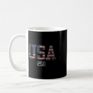 Usa 250 Years American Anniversary 1776-2026 250th Coffee Mug
