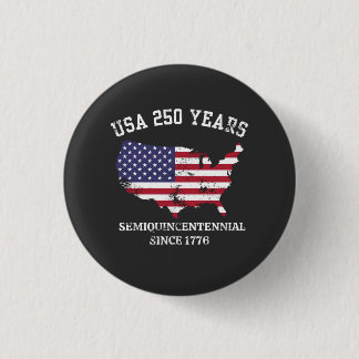 USA 250 Years Button