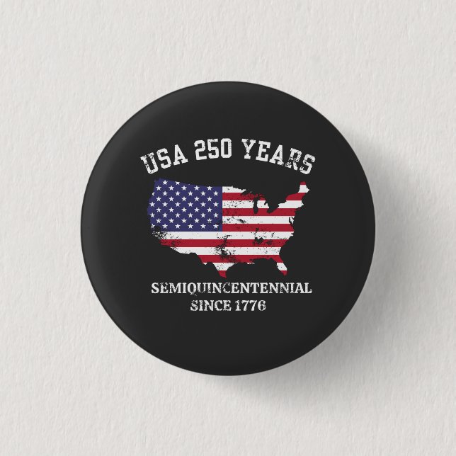 USA 250 Years Button (Front)