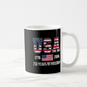 USA 250 Years of Freedom 1776 2026 Americas 250th Coffee Mug
