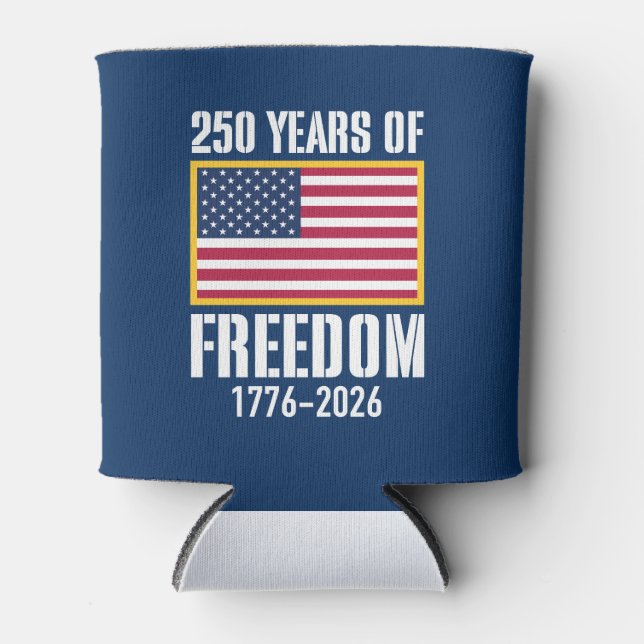 USA 250 Years of Freedom Can Cooler (Front)