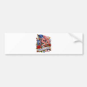 USA 250 Years of Freedom Celebration Bumper Sticker