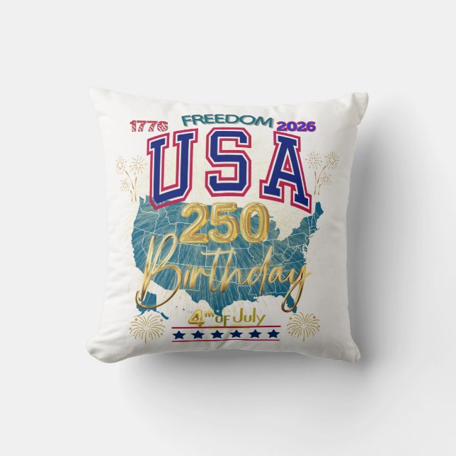 USA 250 YEARS OF FREEDOM CUSHION (Front)
