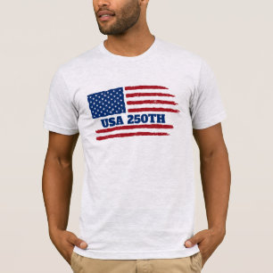 USA 250TH American Flag T-Shirt