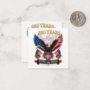 USA 250th Anniversary 1776-2026 Card