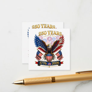 USA 250th Anniversary 1776-2026 Enclosure Card