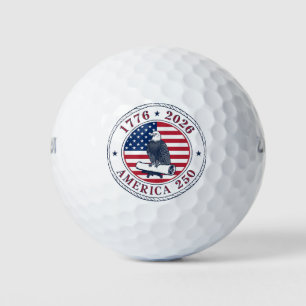 USA 250th Anniversary 1776-2026 Golf Balls