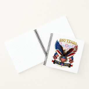 USA 250th Anniversary 1776-2026 Notebook