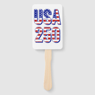 USA 250th Anniversary 1776-2026 Patriotic American Hand Fan