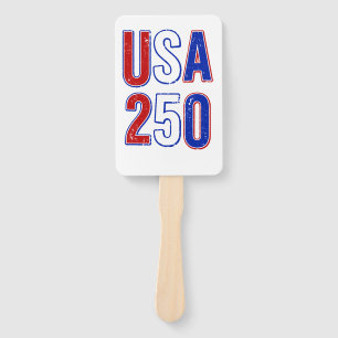 USA 250th Anniversary 1776-2026 Patriotic American Hand Fan