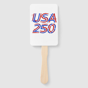 USA 250th Anniversary 1776-2026 Patriotic American Hand Fan