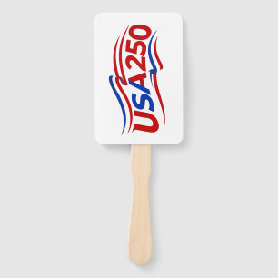 USA 250th Anniversary 1776-2026 Patriotic American Hand Fan