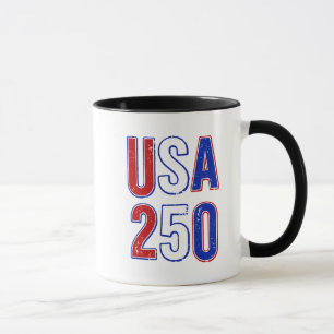 USA 250th Anniversary 1776-2026 Patriotic American Mug