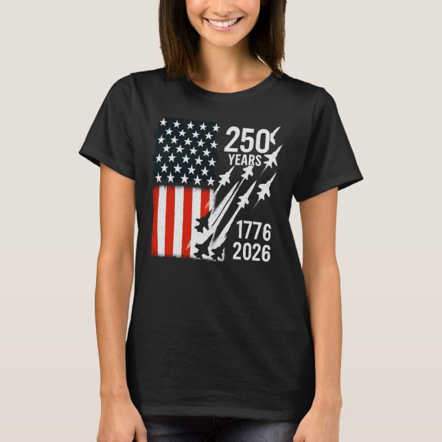 USA 250th Anniversary 1776-2026 Semiquincentennial T-Shirt (Front)