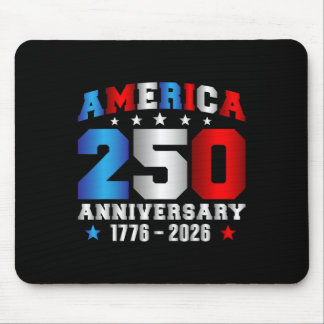 Usa 250th Anniversary American Flag 250 Years 4th Mouse Mat