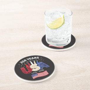 Usa 250th Anniversary American Flag 250 Years Coaster