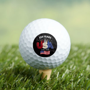 Usa 250th Anniversary American Flag 250 Years Golf Balls