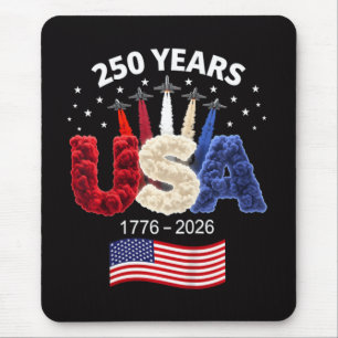 Usa 250th Anniversary American Flag 250 Years Mouse Mat