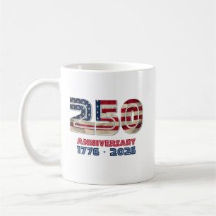 USA 250th Anniversary American Patriotic Gift Coffee Mug