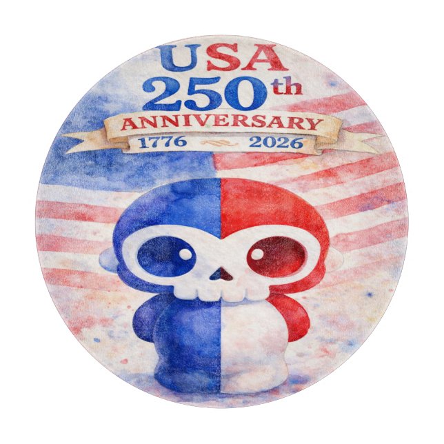 USA 250th Anniversary Cutting Board (Front)