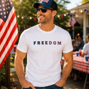 USA 250th Anniversary freedom Eagle Emblem T-Shirt