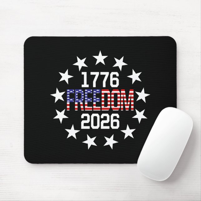 USA 250th Anniversary Freedom Mouse Mat (With Mouse)