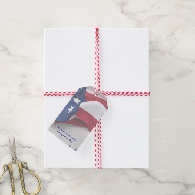 USA 250th Anniversary  Gift Tags (With Twine)