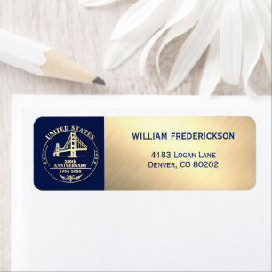 USA 250th Anniversary Golden Gate design return