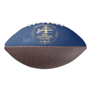 USA 250th Anniversary Golden Gate Gold design  American Football