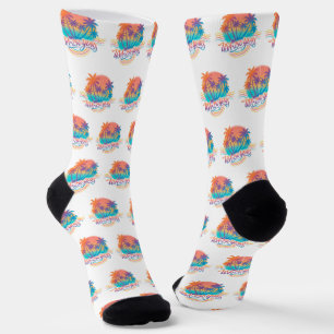 USA 250th anniversary Palm Trees  Socks