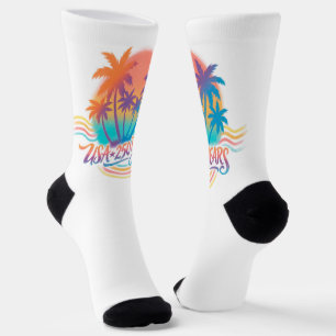 USA 250th anniversary Palm Trees  Socks