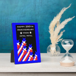 USA 250th Anniversary Party And Business Plaque