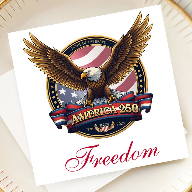 USA 250th Anniversary Party Napkin (Creator Uploaded)