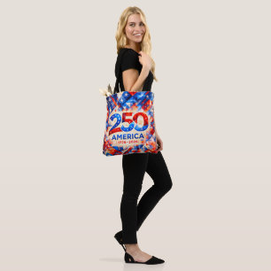 USA 250th Anniversary Patriotic America 1776-2026  Tote Bag
