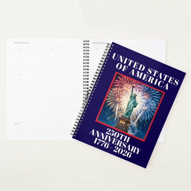 USA 250th Anniversary Patriotic Planner  (Display)