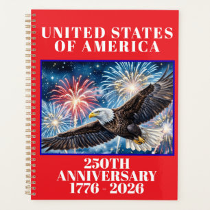 USA 250th Anniversary Patriotic Planner