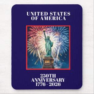 USA 250th Anniversary Patriotic Planner Mouse Mat