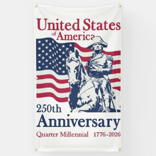 USA 250th Anniversary Semiquincentennial 1776-2026 Banner