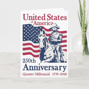 USA 250th Anniversary Semiquincentennial 1776-2026 Invitation