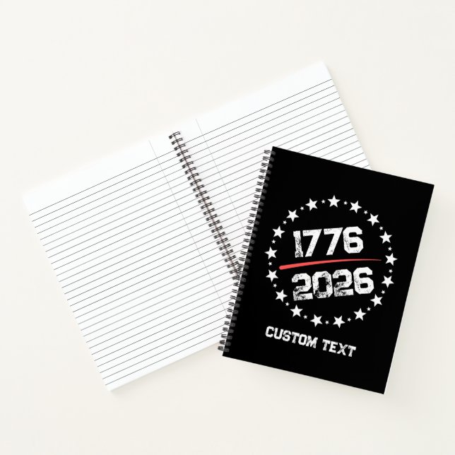 USA 250th Anniversary Semiquincentennial July 4th Notebook (Inside)