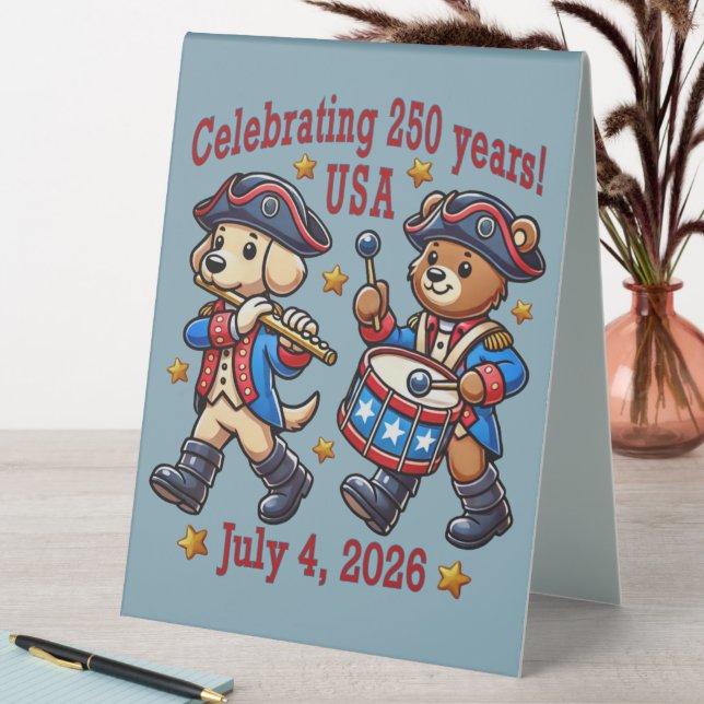 USA 250th Anniversary Souvenir - Patriotic  (In SItu (Table))