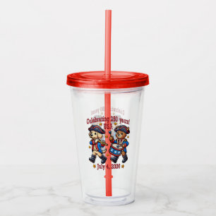 USA 250th Anniversary Souvenir - Patriotic  Acrylic Tumbler