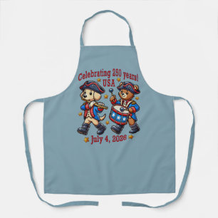 USA 250th Anniversary Souvenir - Patriotic  Apron
