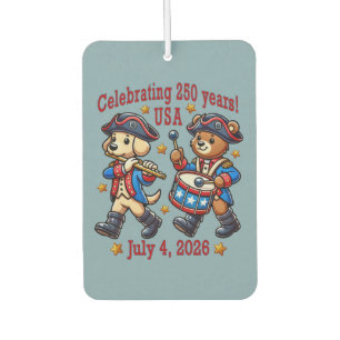 USA 250th Anniversary Souvenir - Patriotic  Car Air Freshener