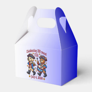 USA 250th Anniversary Souvenir - Patriotic  Favour Box