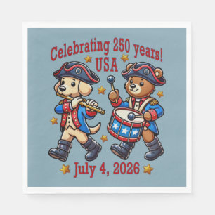 USA 250th Anniversary Souvenir - Patriotic  Napkin