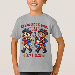 USA 250th Anniversary Souvenir - Patriotic  T-Shirt