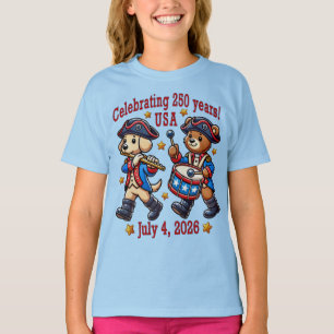 USA 250th Anniversary Souvenir - Patriotic T-Shirt