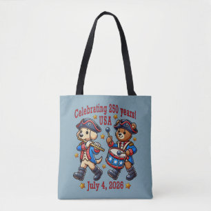 USA 250th Anniversary Souvenir - Patriotic  Tote Bag