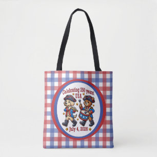 USA 250th Anniversary Souvenir - Patriotic  Tote Bag